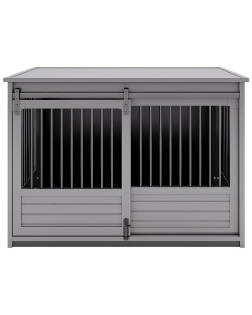 New Age Pet Ecoflex Barn Door Dog Crate End Table