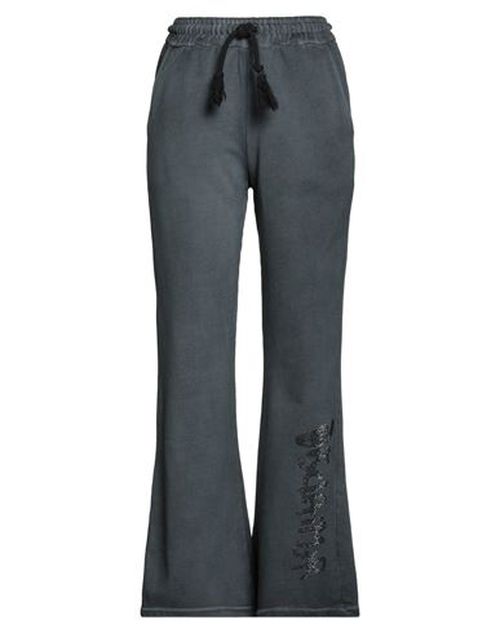 Woman Pants Charcoal Size M Cotton