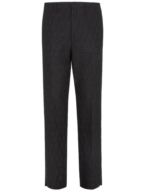 Men's Trouser with Belt Loops and Zip Fastening - Size 48