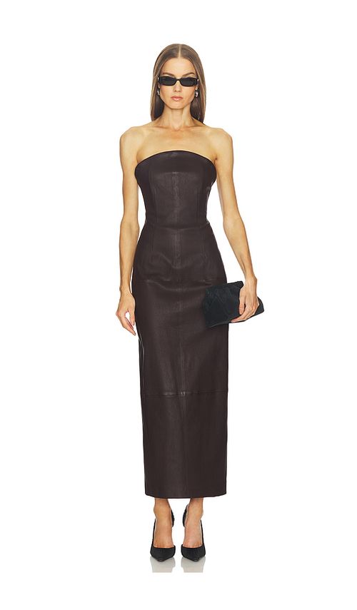 SRG Billy Dress in Chocolate. L. Also in M, S, XL