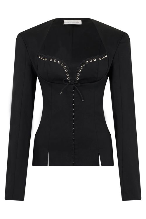 Fitted Long Sleeve Jacket