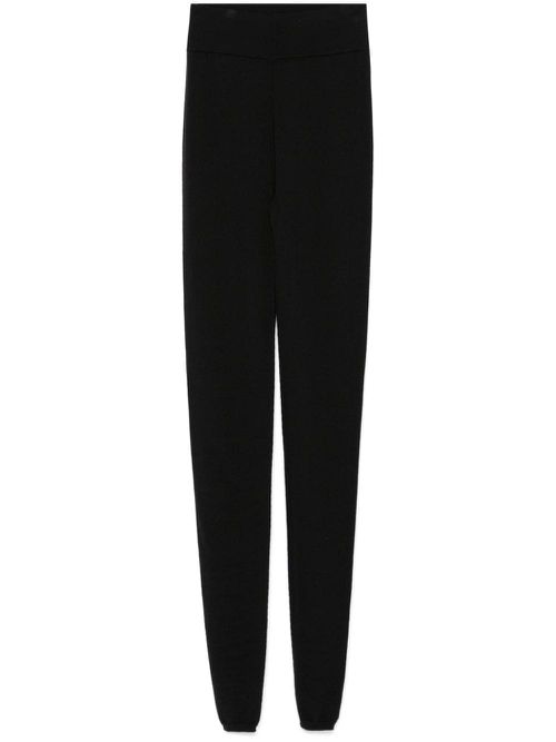 Knitted leggings - Black