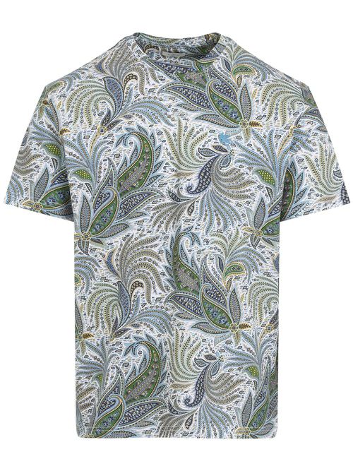 Paisley-print T-shirt - Green
