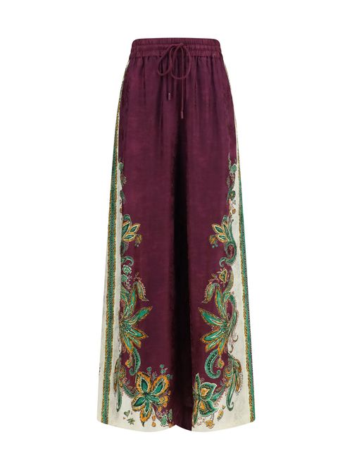 Ruthie Trousers — Burgundy
