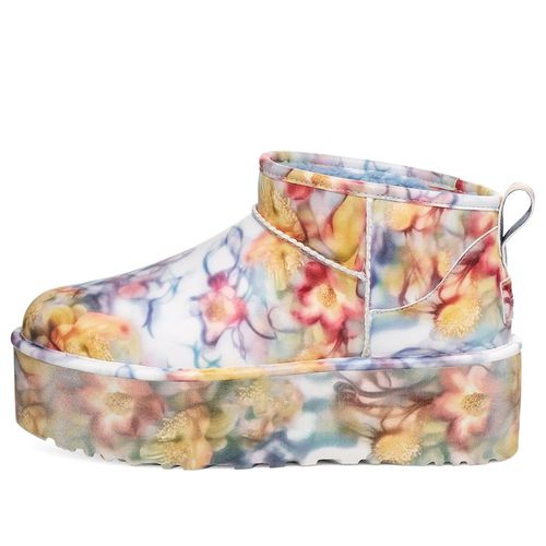 (WMNS) Classic Ultra Mini Platform Boots 'Collina Strada Light Blue Floral'