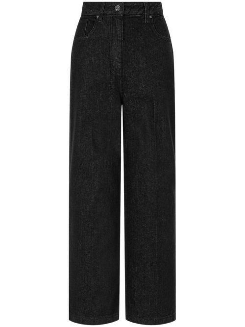Straight-leg jeans - Black