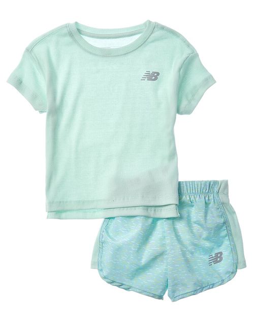 2pc T-Shirt & Woven Short Set