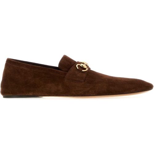 Gucci Brown Suede Ragazzo Loafer