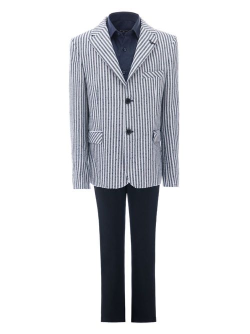 Brooks striped suit - Grey