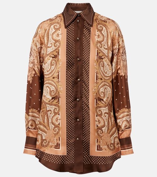 Luna paisley silk shirt