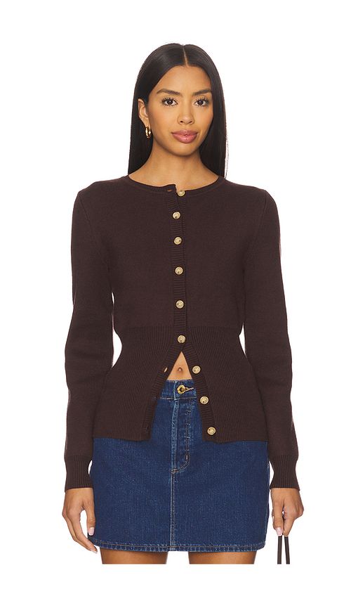 NIA Sophia Cardigan in Brown. - M also in