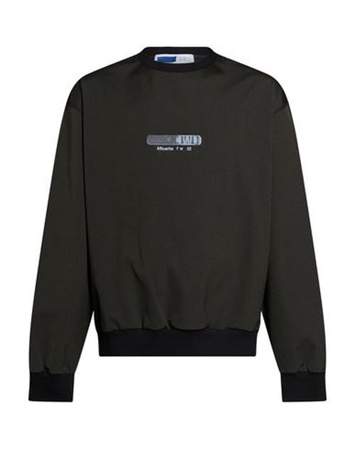 Man Sweatshirt Charcoal Size M Polyamide, Elastane