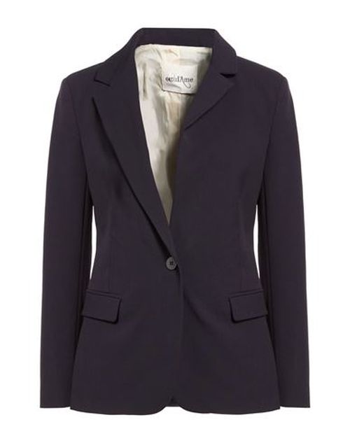 Woman Blazer Midnight blue Size 10 Polyester, Viscose, Elastane