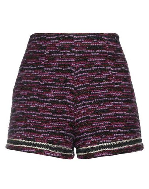 Pho Firenze Woman Shorts & Bermuda Shorts Mauve Size S Polyacrylic, Wool, Nylon, Polyester, Metallic fiber