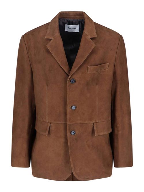 Blazer Monopetto In Suede