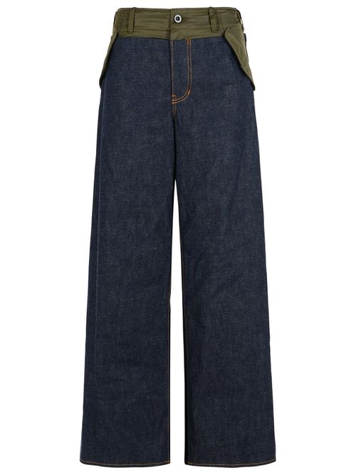 Blue Cotton Jeans