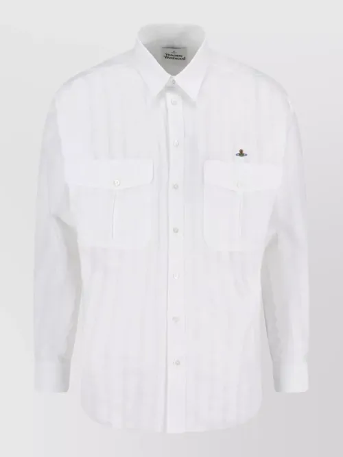 Vivienne Westwood - shirt button down collar buttoned cuffs pocket