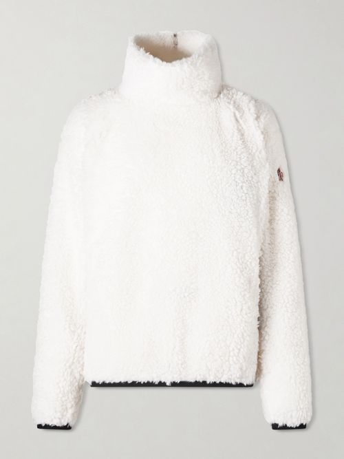 Teddy Logo-Appliquéd Fleece Sweatshirt