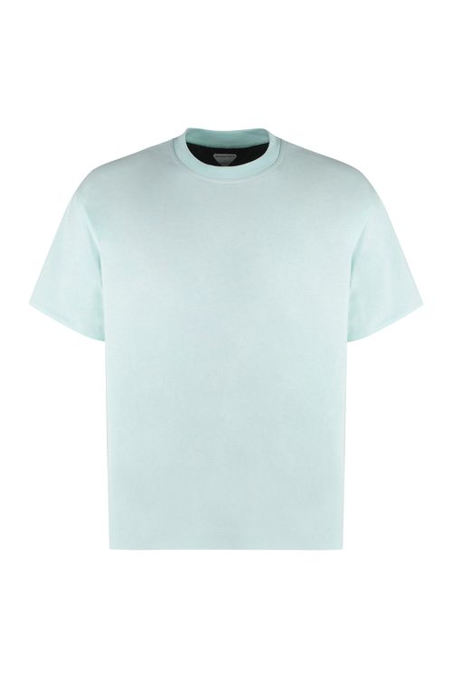 Cotton Ribbed Collar T-Shirt for Men - SS24 Collection