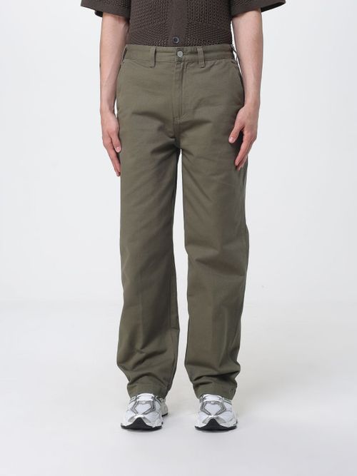 Pants Men color Green