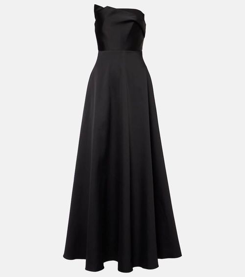 Roland Mouret Strapless taffeta gown