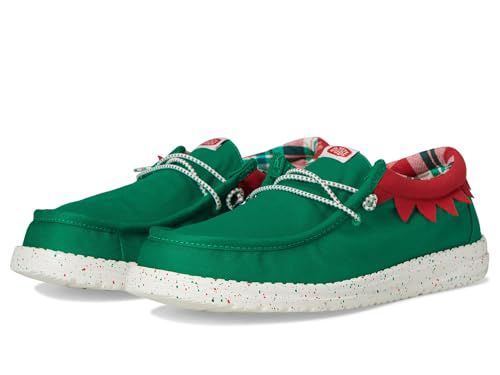 Hey Dude Wally Holiday Elf Green/Red