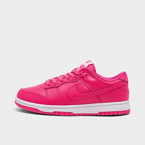 Women's Dunk Low Casual Shoes in Hyper Pink/White/Hyper Pink