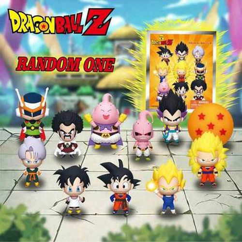 /2PCS DragonBall Officially Licensed 3D Anime Characters Series Mystery Blind Bag Keychain Goku Gohan Bulma Bag Clip Surprise Box Lucky Box Eleven