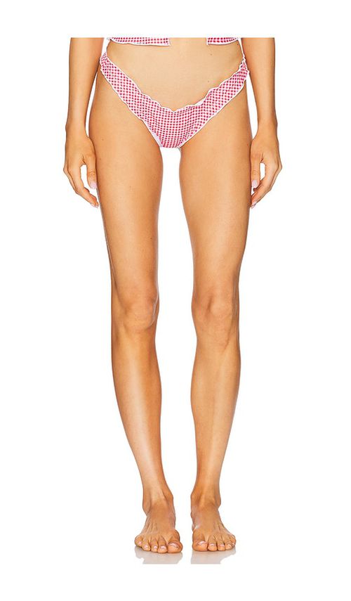 MORE TO COME Evelyn Bikini Bottom in Red. -  XS also in L, M