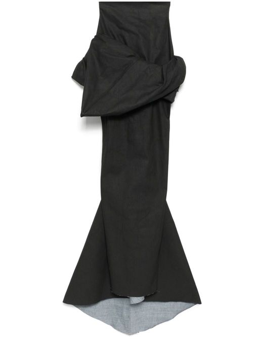 Draped skirt - Black