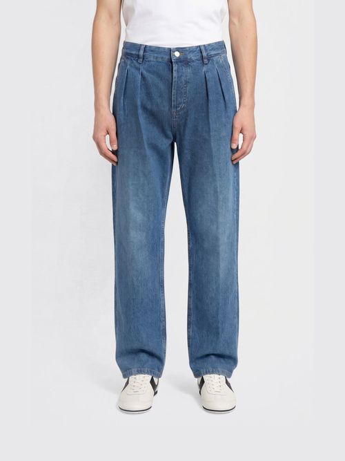 Jeans Men color Gnawed Blue