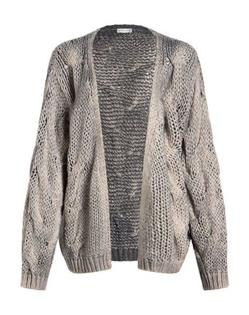 Woman Cardigan Grey Size M Polyester, Wool, Acrylic