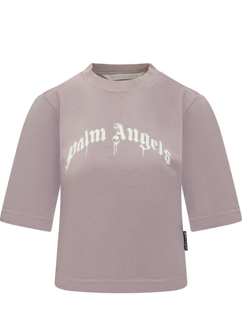 Purple Logo Crew Neck T-Shirt
