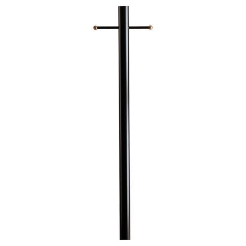 Black Postith Ladder Rest and Photo Cell from the Outdoor Posts Collection
