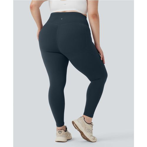 Halara Plus Halara UltraSculpt™ High Waisted Butt Lifting Tummy Control Shaping Training Leggings with Pockets - Carbon - 3X