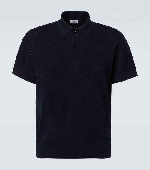 Wool polo shirt