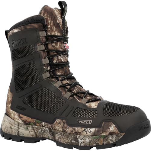 ROCKY Quickfire 9” 200G Insulated Outdoor Boot, Realtree Excape