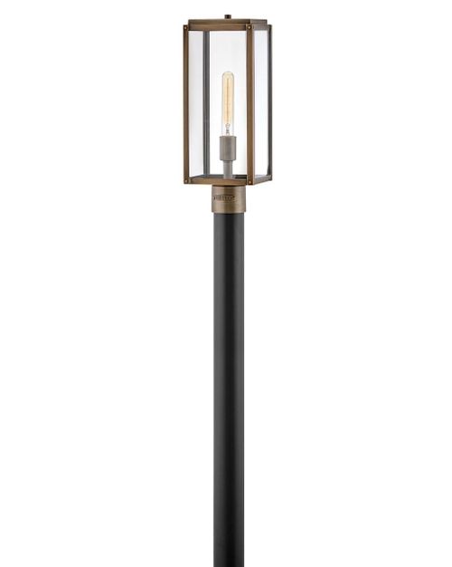 Burnished Bronze LED Post Top or Pier Mount from the Max Collection