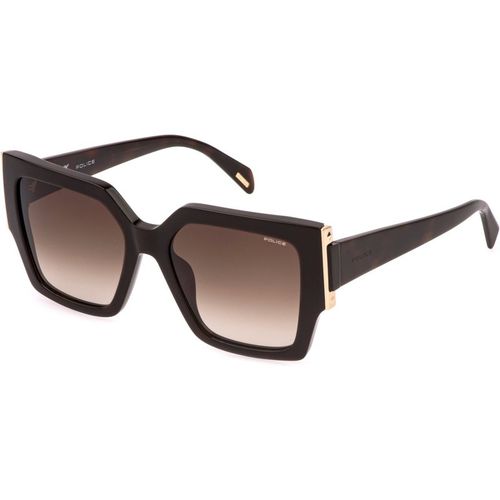 Police Mujer Police SPLR21 SECRET 1 752 Gafas de sol Acetato la Habana Marrón Cuadrada Normal Matizado