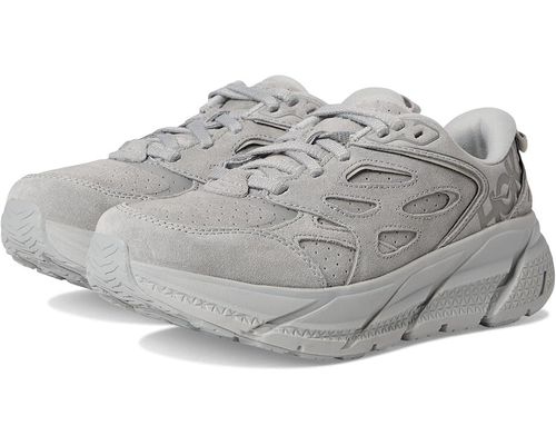 Clifton L Suede 1122571-LLTN Mens US 9 Gray Running Shoes GBNC1010