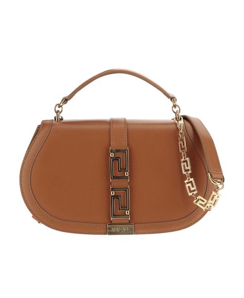Greca Goddess leather shoulder bag