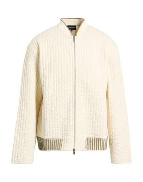 Man Jacket Cream Size XL Cotton, Polyester, Elastane