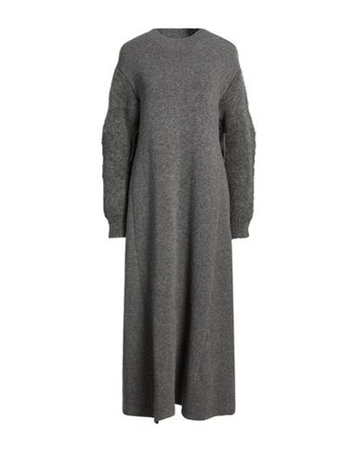 Woman Midi dress Grey Size 6 Wool, Cashmere