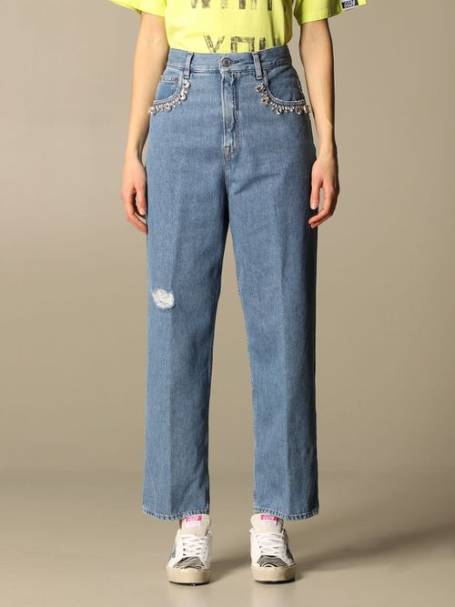 Golden Collection jeans in washed denim