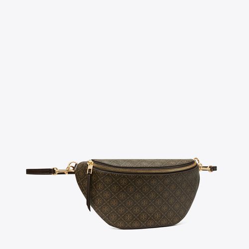 T Monogram Coated Canvas Belt Bag