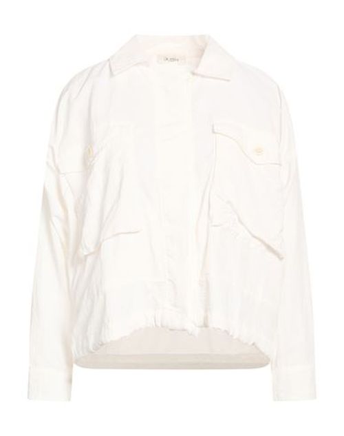 Woman Jacket Ivory Size M Polyamide
