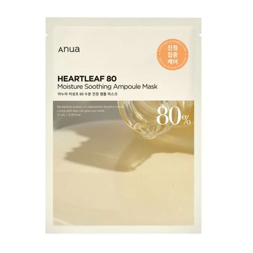 Unisex Heartleaf 80 Moisture Soothing Ampoule Mask 8809640732508