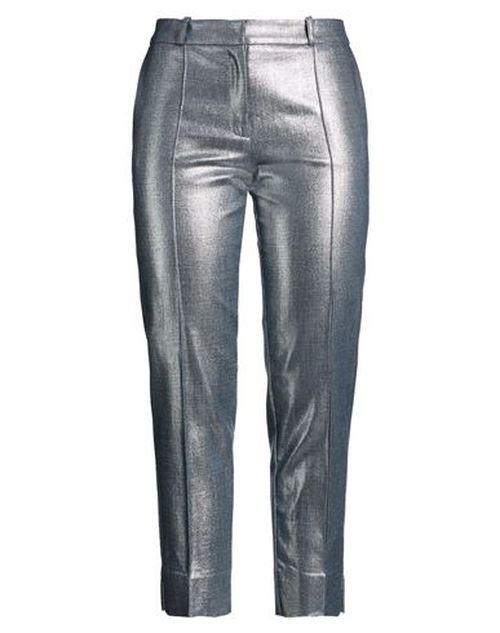 Woman Pants Silver Size 10 Cotton