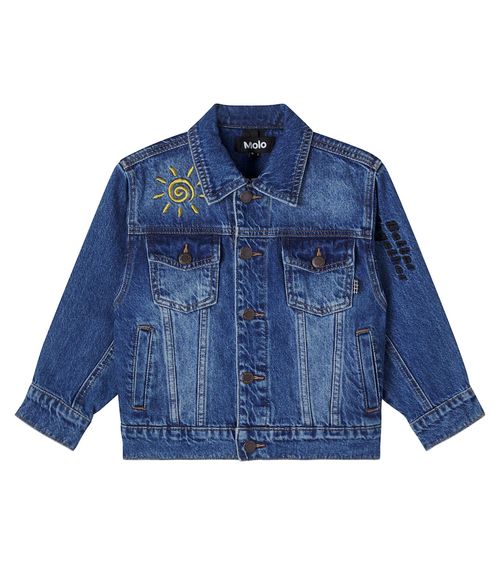 Honore patch-appliqué denim jacket