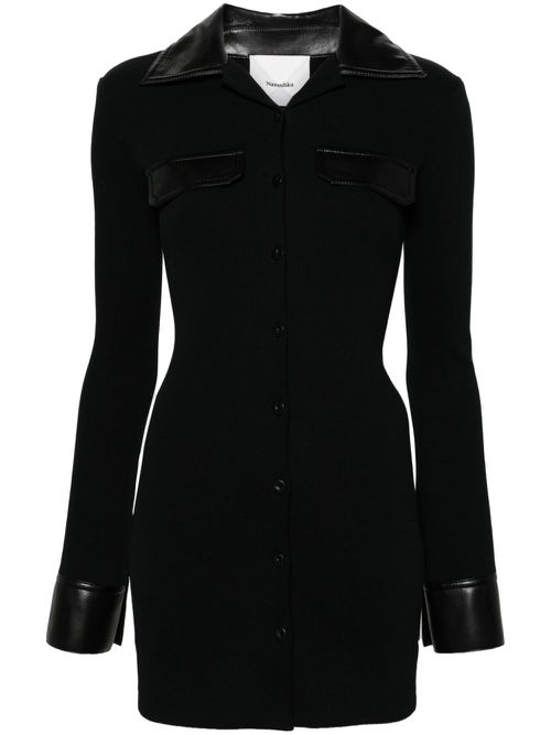 Bryelle ribbed minidress - Black